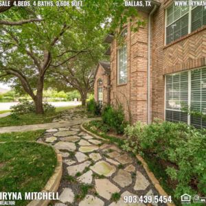 House For Sale in Dallas, TX, Contact Iryna Mitchell REALTOR - 903-439-5454 - www.irynamitchell.com - RE/MAX DFW Associates